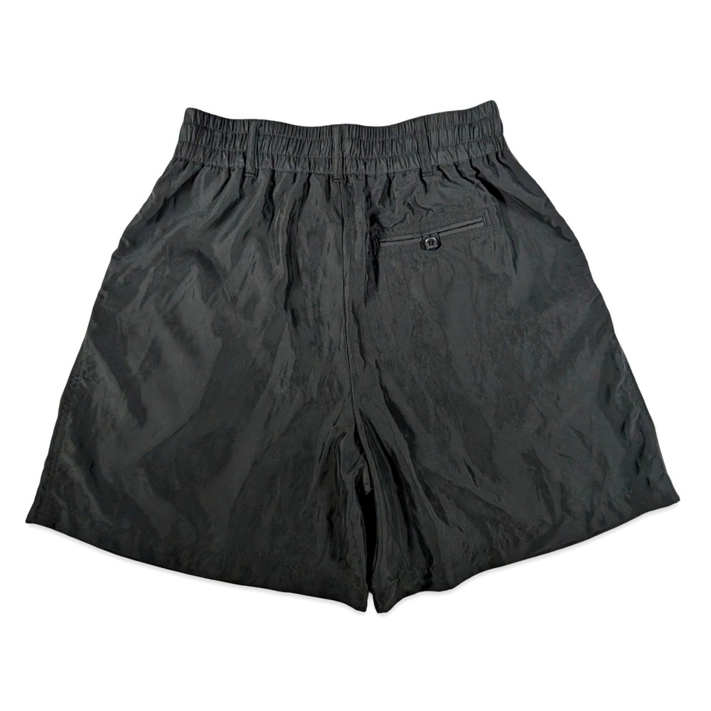 By Anthropologie Pleated Long Shorts Black High Rise Modal Size 2 - Picture 5 of 16